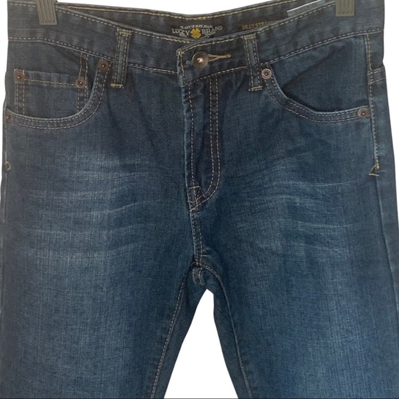 LUCKY BRAND Billy Straight Jeans Midrise Blue Denim Size 16 Style YD0038 - Picture 7 of 16